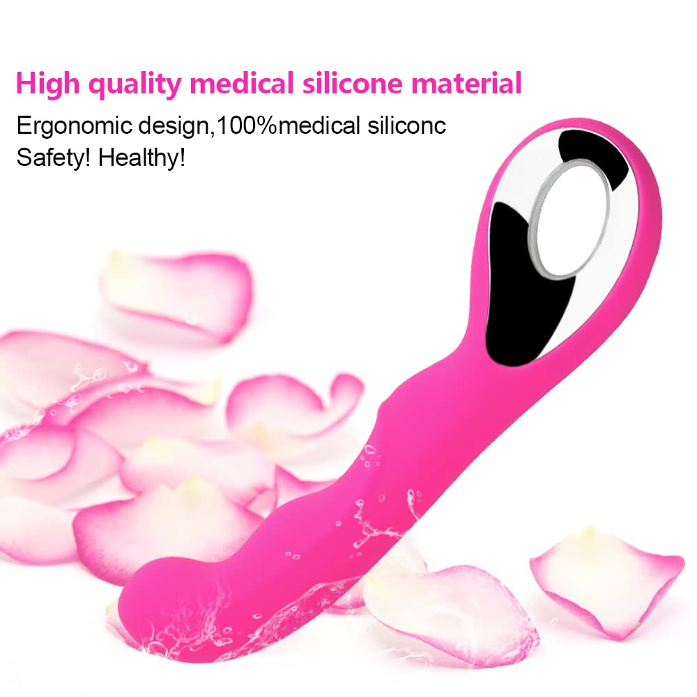 10-Speed Rechargeable Silicone Vibrator for Women - USB-Powered G-Spot & Clitoral Stimulator, Waterproof Adult Massager - Perfect for Couples Play & Solo Pleasure (Pink)