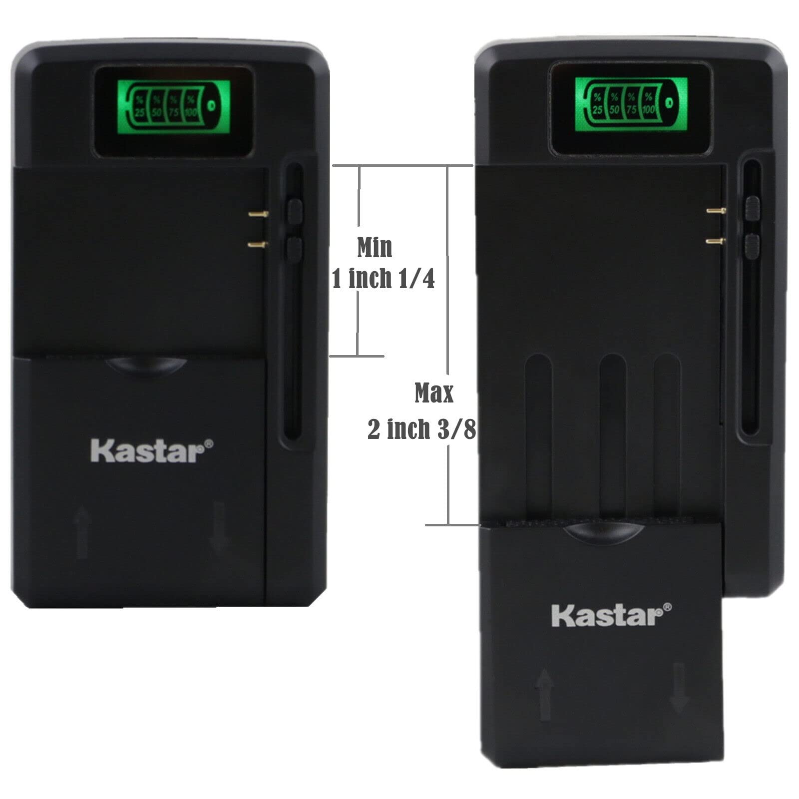 Kastar 3-Pack BL-5C Replacement Battery with Smart LCD Charger for NGM Boris/Clio/Dandy/Joy/Maxx/Oscar/Play/PM1111 - Perfect for Travel, Emergency Power & Daily Phone Use