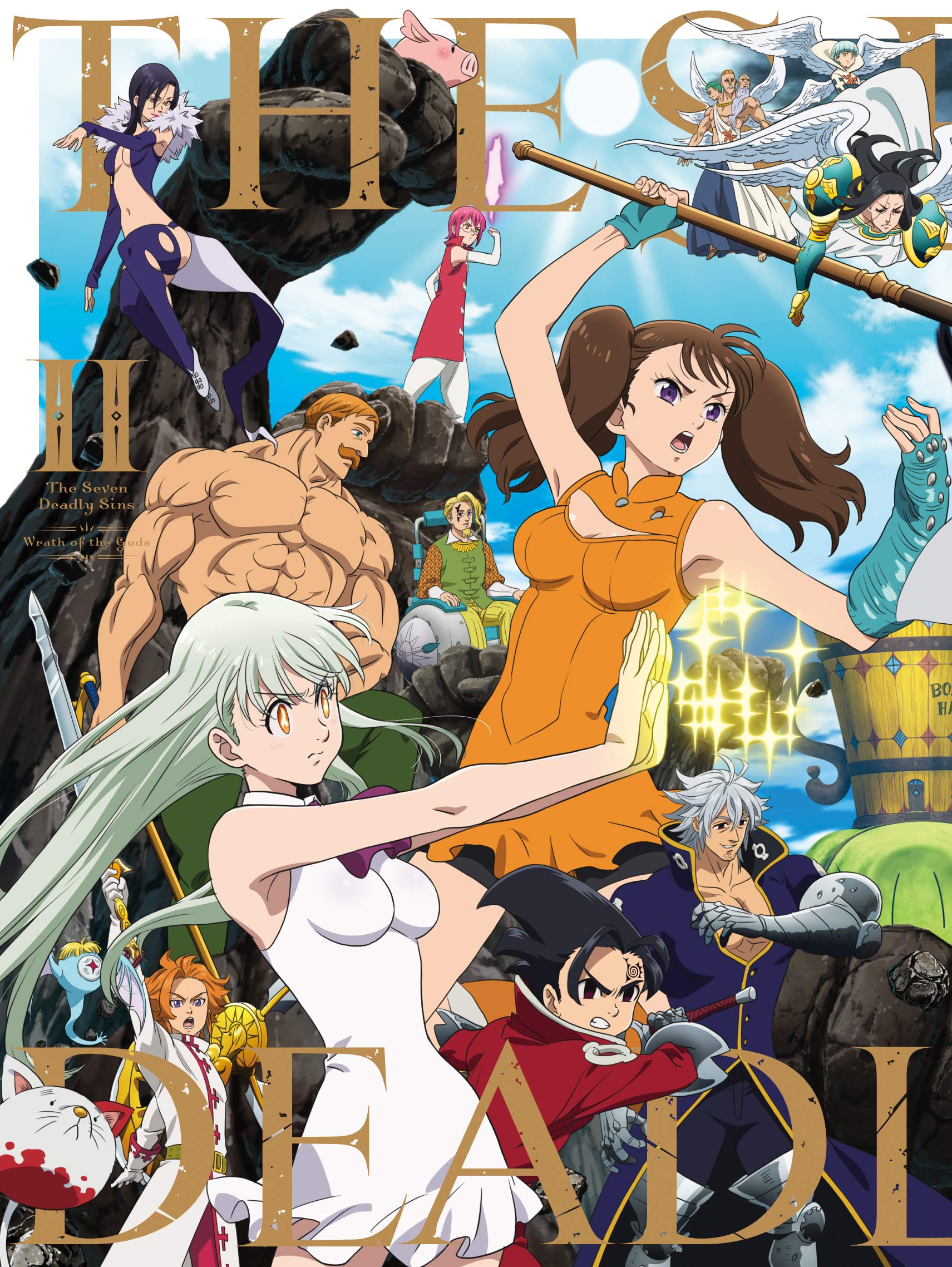The Seven Deadly Sins: Inverse Scale DVD-BOX II - Complete Anime Series with Bonus Original Art Set (3-Disc Collector's Edition, 27.5 x 19.5 cm) | Perfect for Anime Fans & Collectors | Great Gift for Holidays & Special Occasions