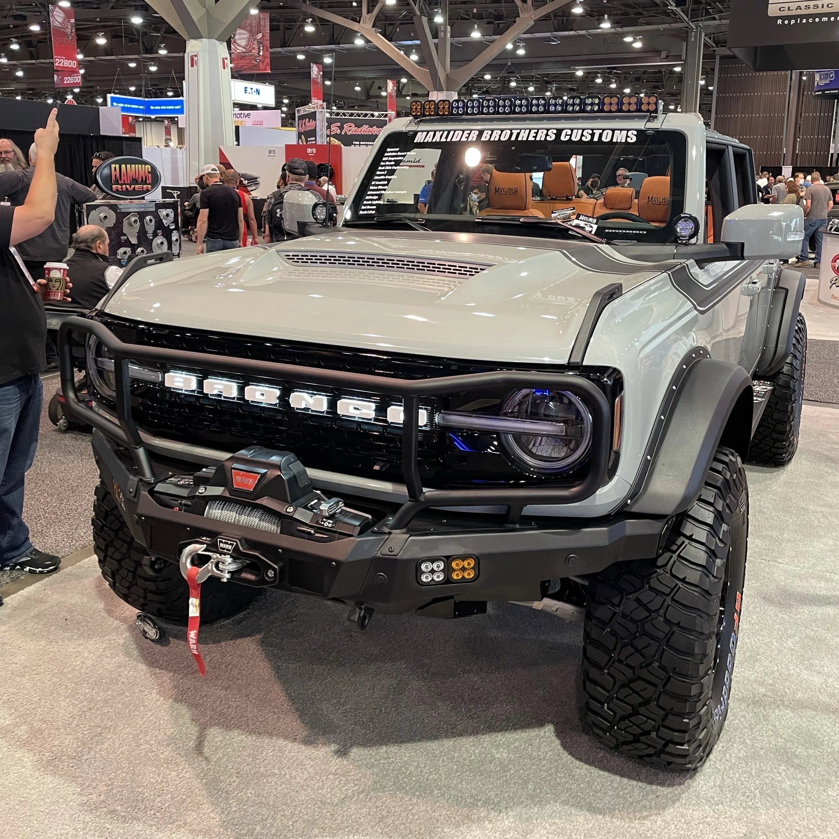 2021-2025 Ford Bronco Ram Air Hood - High Performance Cold Air Intake Scoop for Off-Road & Street Driving - Enhances Engine Cooling & Airflow for Adventure & Daily Commute