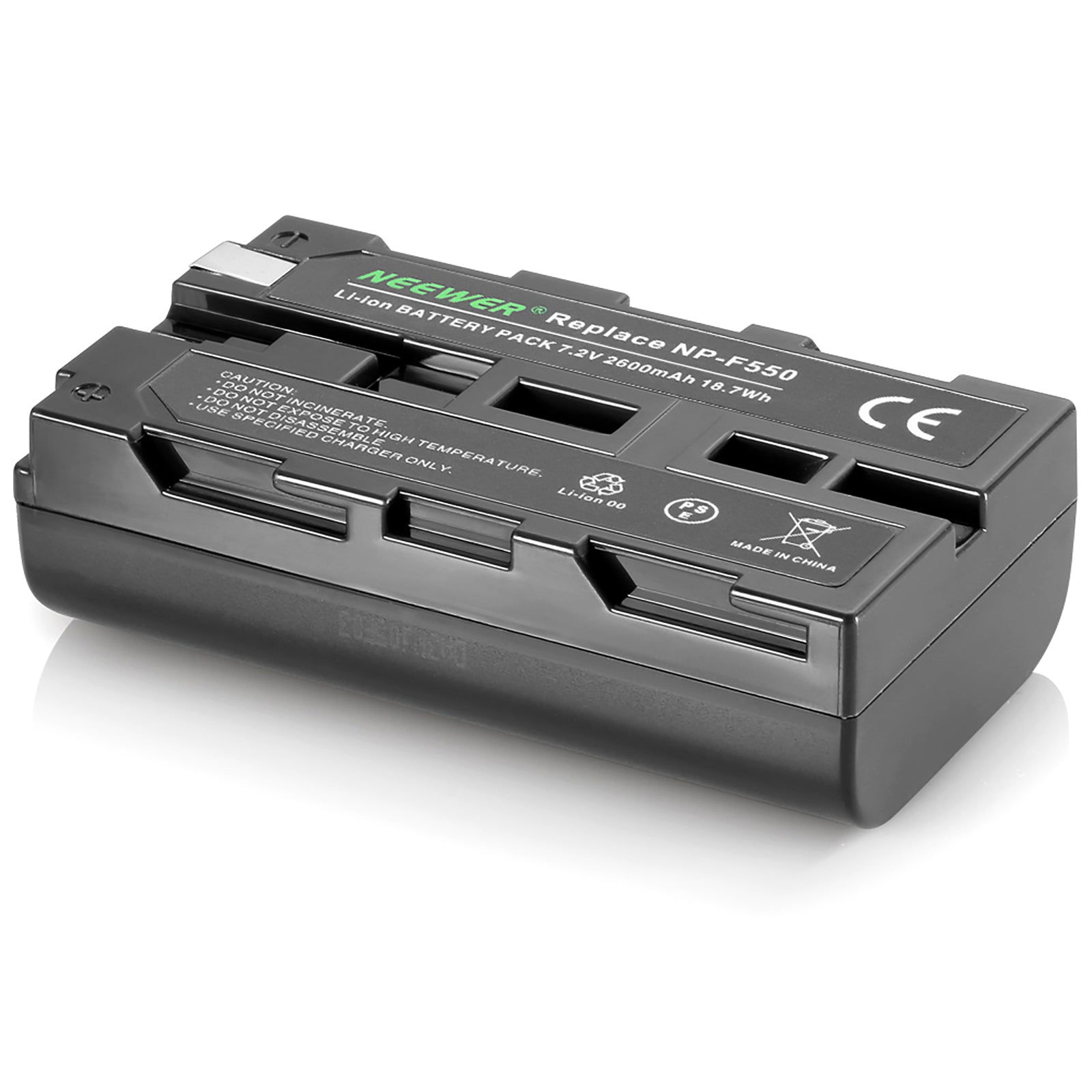 NEEWER 2600mAh Li-ion Replacement Battery for Sony NP-F550 NP-F570 NP-F530 Cameras - Compatible with Sony DSLR, Mirrorless & Video Cameras for Extended Shooting Sessions