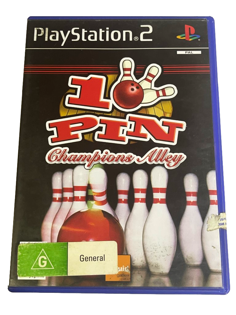 10 Pin Championship Alley PS2 PAL Complete Pre-Owned - Fun Retro Gaming for Family & Friends