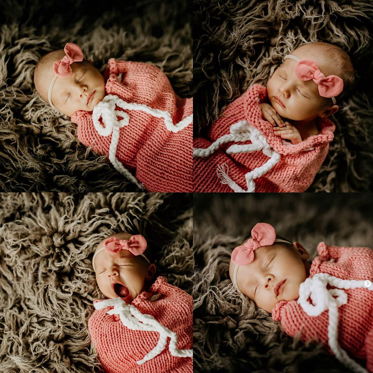 Soft Nylon Baby Girl Headbands with Bows - Handmade Newborn & Toddler Hair Accessories for Infant Girls & Kids - Perfect for Birthday Parties, Photo Shoots & Everyday Wear