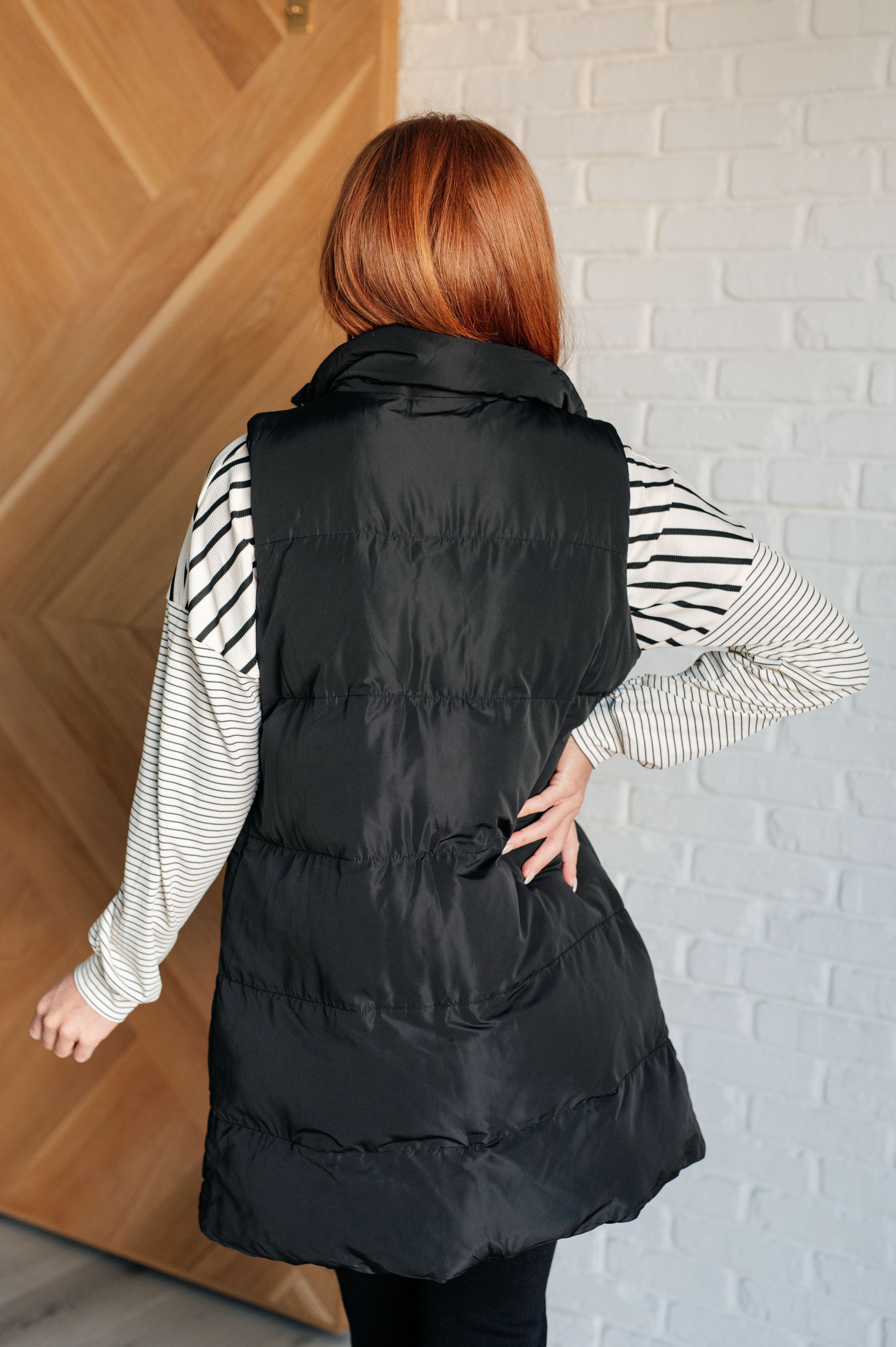 Cold and Calculated Longline Puffer Vest for Men & Women | Lightweight Winter Insulated Jacket | Outdoor Hiking, Camping & Urban Fashion