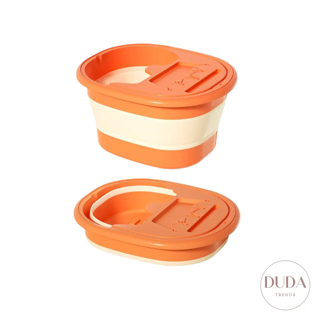 Foldable Foot Soaking Tub - Portable Spa Basin for Relaxation & Pedicure at Home, Travel, or Salon Use