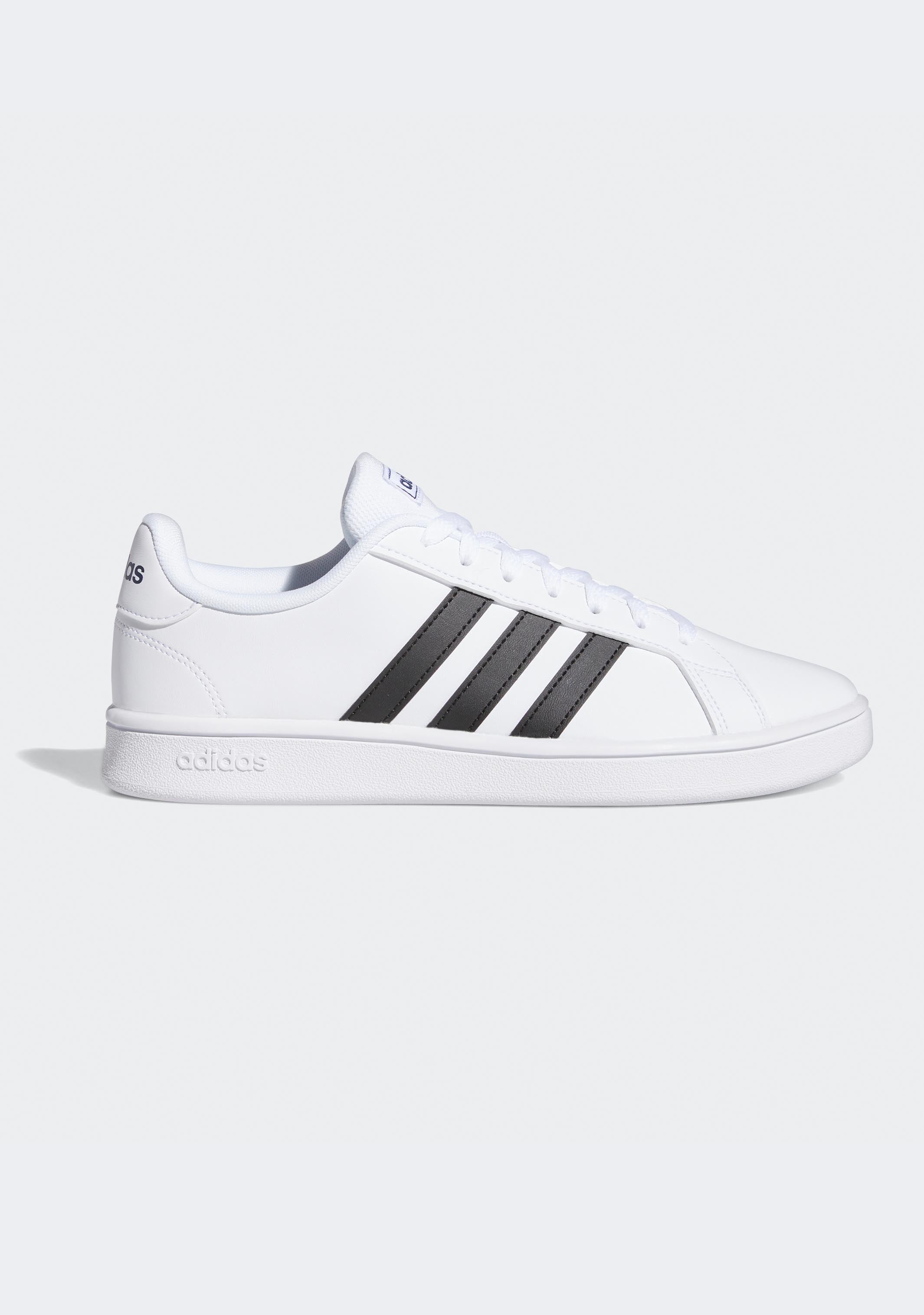 Adidas Men's Grand Court Base Sneakers - Classic White Tennis Shoes for Men | Comfortable & Stylish Casual Wear for Walking, Gym, and Everyday Use