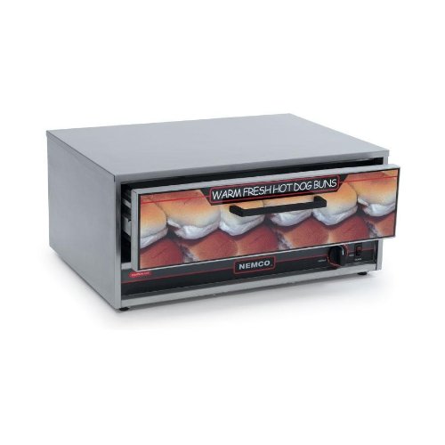 Nemco 8045N-BW Commercial 32-Bun Warmer - Stainless Steel Countertop Bread Warmer for Restaurants, Bakeries & Catering Services - Perfect for Keeping Buns, Rolls & Pastries Warm & Fresh