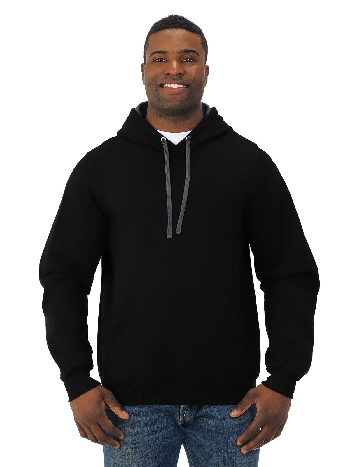 Fruit of the Loom Men's Soft Fleece Pullover Hoodie - Cozy Winter Sweatshirt for Casual Wear, Gym & Outdoor Activities