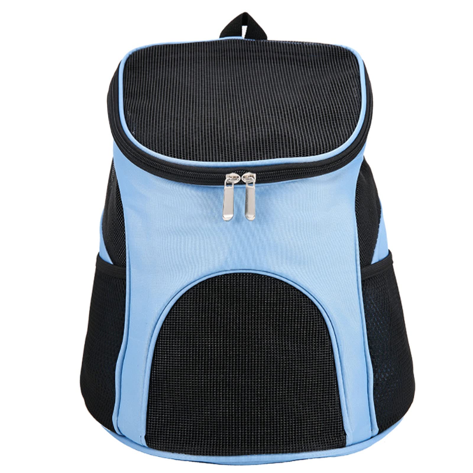 XIANGYUNLAI Foldable Mesh Pet Carrier Backpack - Breathable Dog & Cat Travel Bag for Small Pets, Portable Pet Supplies (Blue, 2-Pack) - Perfect for Air Travel, Hiking, and Outdoor Adventures