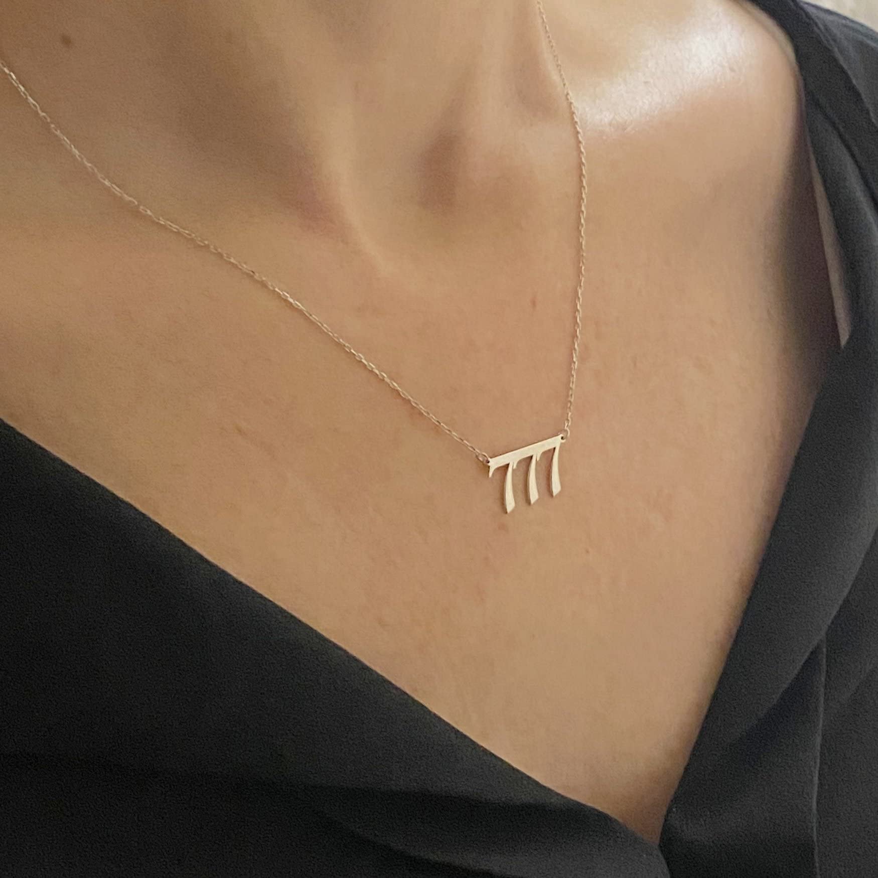925K Silver Angel Number Necklace - Personalized Birth Year Pendant for Women | Spiritual Jewelry Gift
