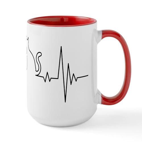 White/Red Inside - Cat Heartbeat