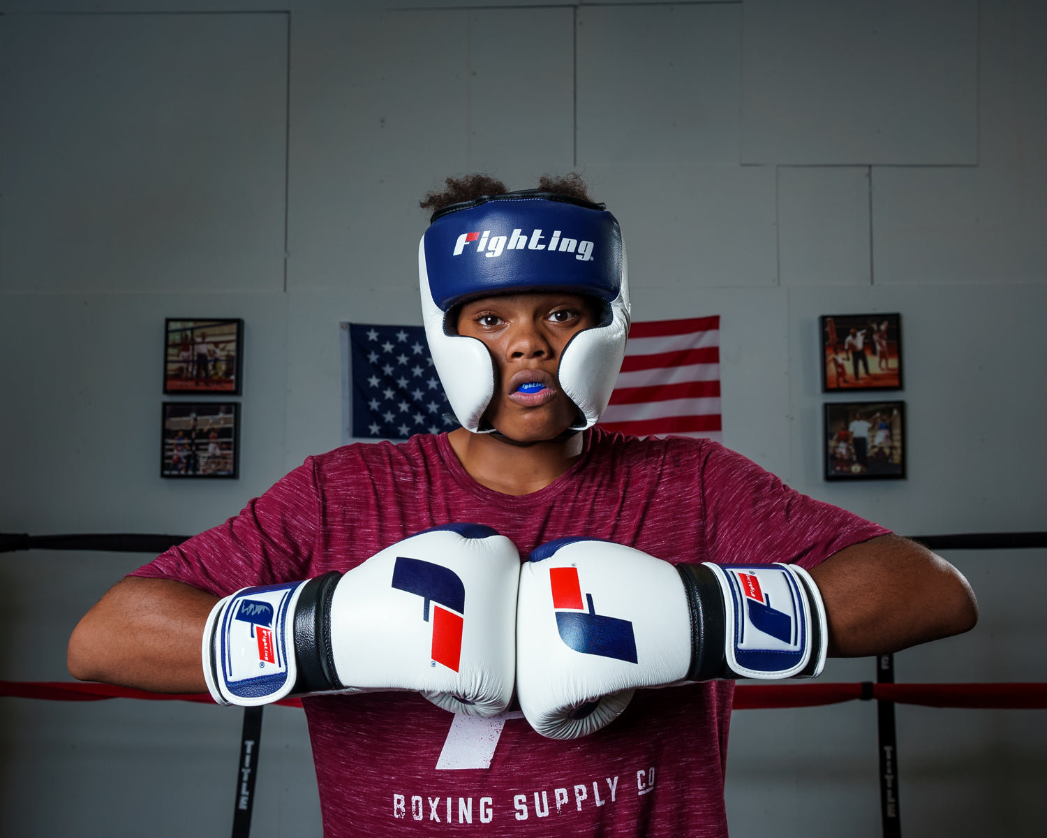Premium Fighting Force Training Boxing Gloves for Men & Women - Professional MMA, Muay Thai, Kickboxing Gear - Ideal for Gym Workouts, Sparring & Heavy Bag Training