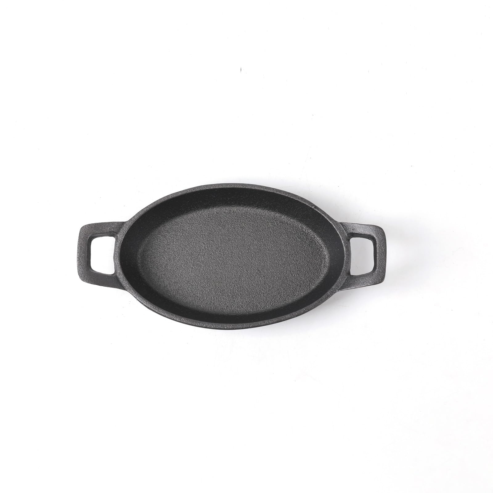 HAWOK 4-Piece Cast Iron Mini Oval Serving Dishes Set with Storage Bag - Perfect for Appetizers, Side Dishes & Small Casseroles - Ideal for Dinner Parties, Holiday Meals & Kitchen Serving