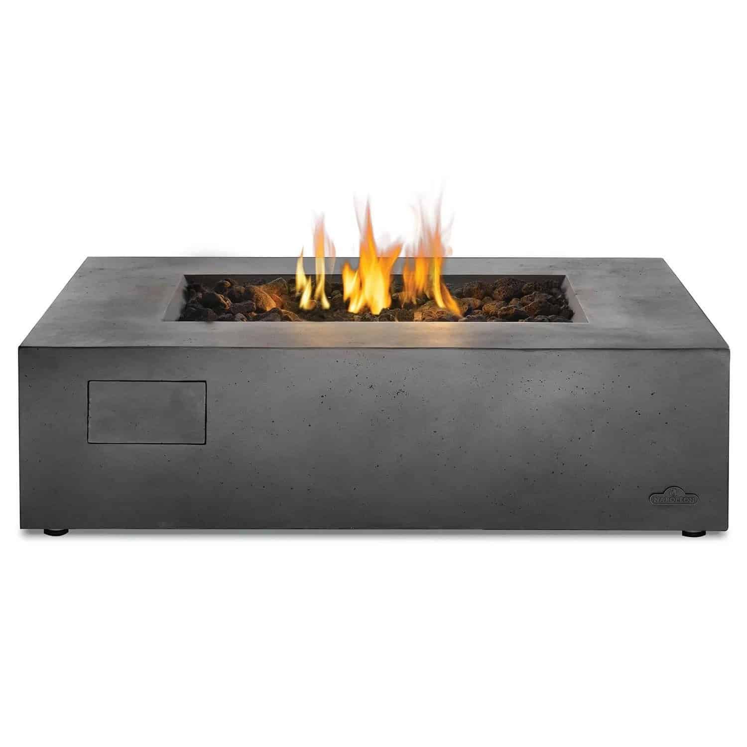Napoleon Uptown Patio Flame Fire Table - Outdoor Gas Fire Pit for Backyard, Deck & Garden - Perfect for Entertaining & Relaxing