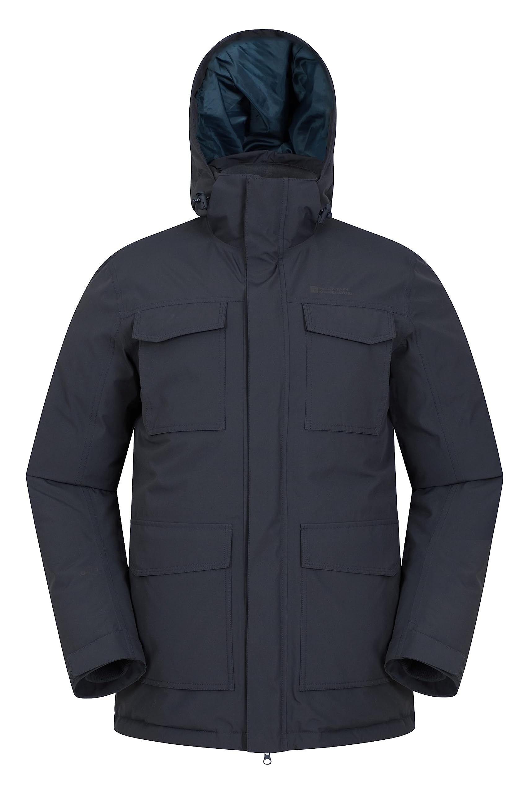 Mountain Warehouse Concord Extreme Men's Waterproof Down Long Jacket - Winter Warm Coat for Hiking, Skiing & Outdoor Adventures