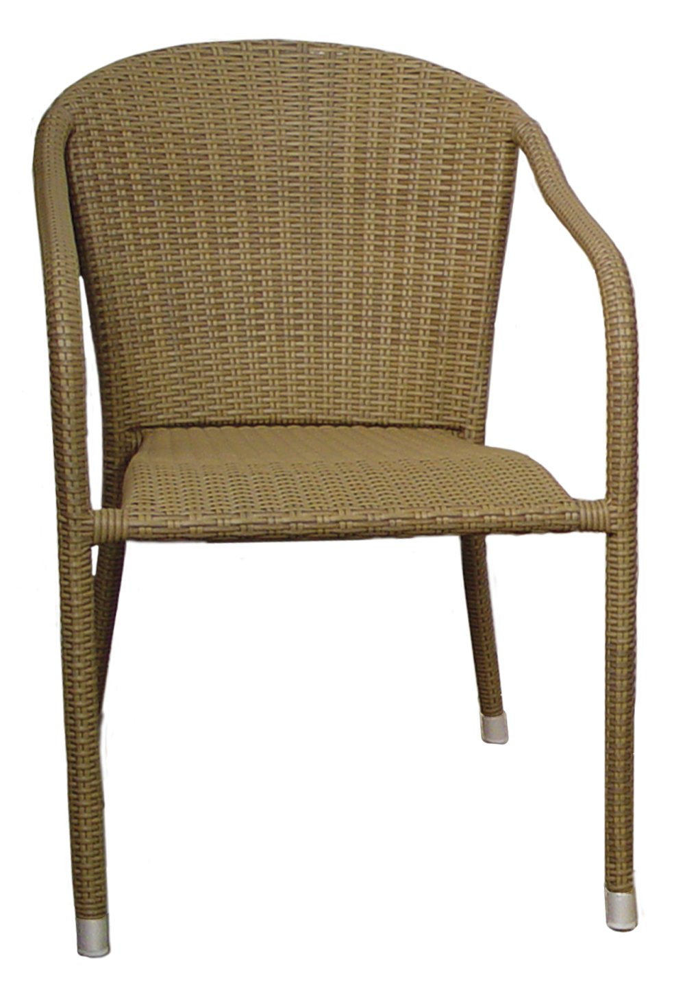 Outdoor Patio Furniture Set - All-Weather Wicker Coffee Table with 7.5' Wide Offset Umbrella & Natural Olefin Canopy | Perfect for Backyard, Poolside & Terrace Relaxation