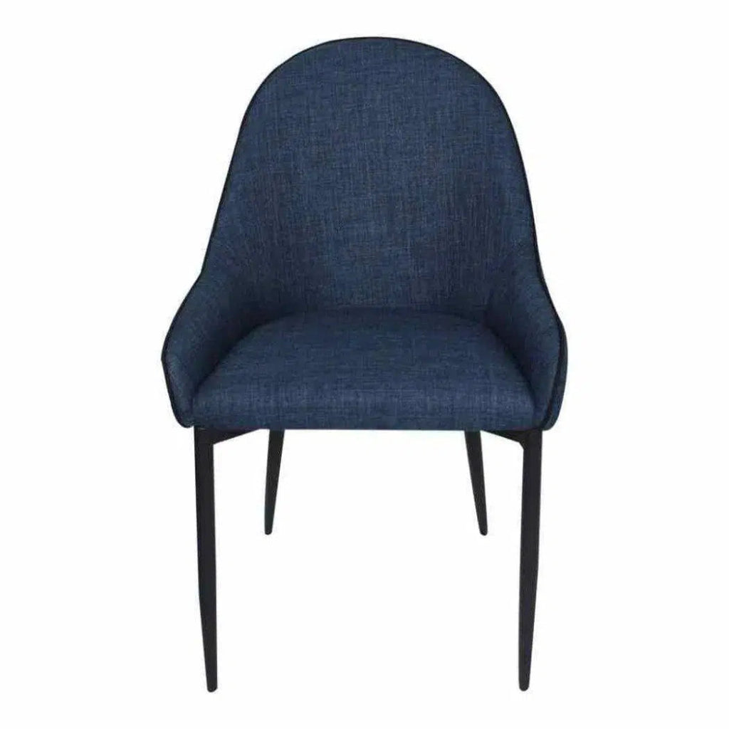 21.5 Inch Dark Blue Dining Chairs Set of 4 - Modern Kitchen & Dining Room Furniture for Home, Restaurant, and Office Use