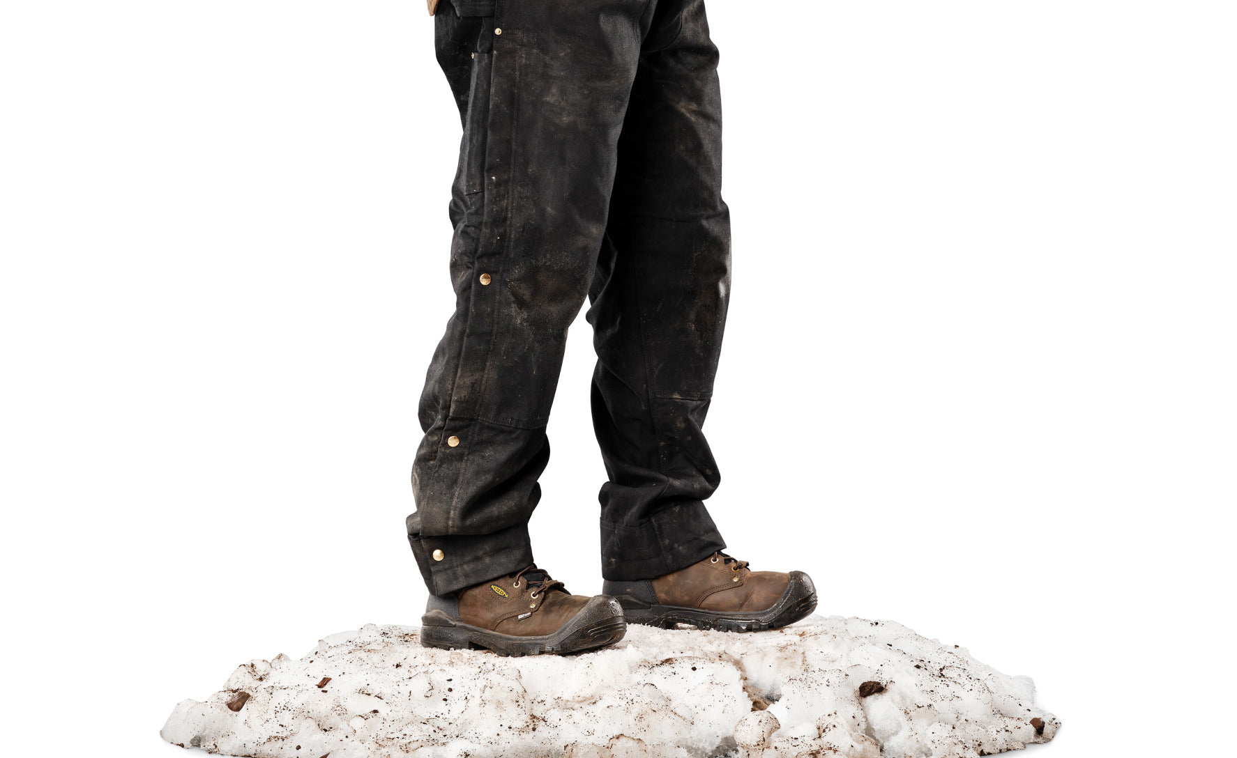Men's Independence 8 Insulated Waterproof Work Boots with Carbon Toe - Dark Earth/Black - Durable Winter Boots for Construction & Outdoor Work