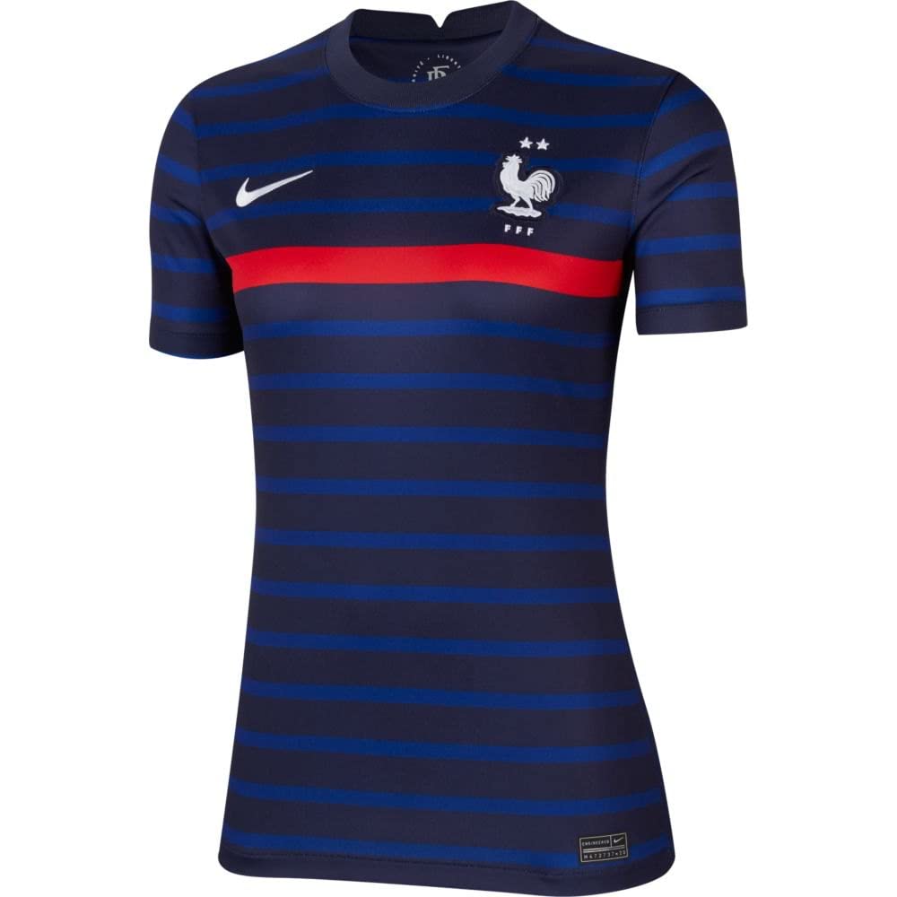 Nike France Home Women's Football Jersey 2020-2021 - Authentic Soccer Shirt for Fans & Players - Perfect for Matchdays, Training & Casual Wear