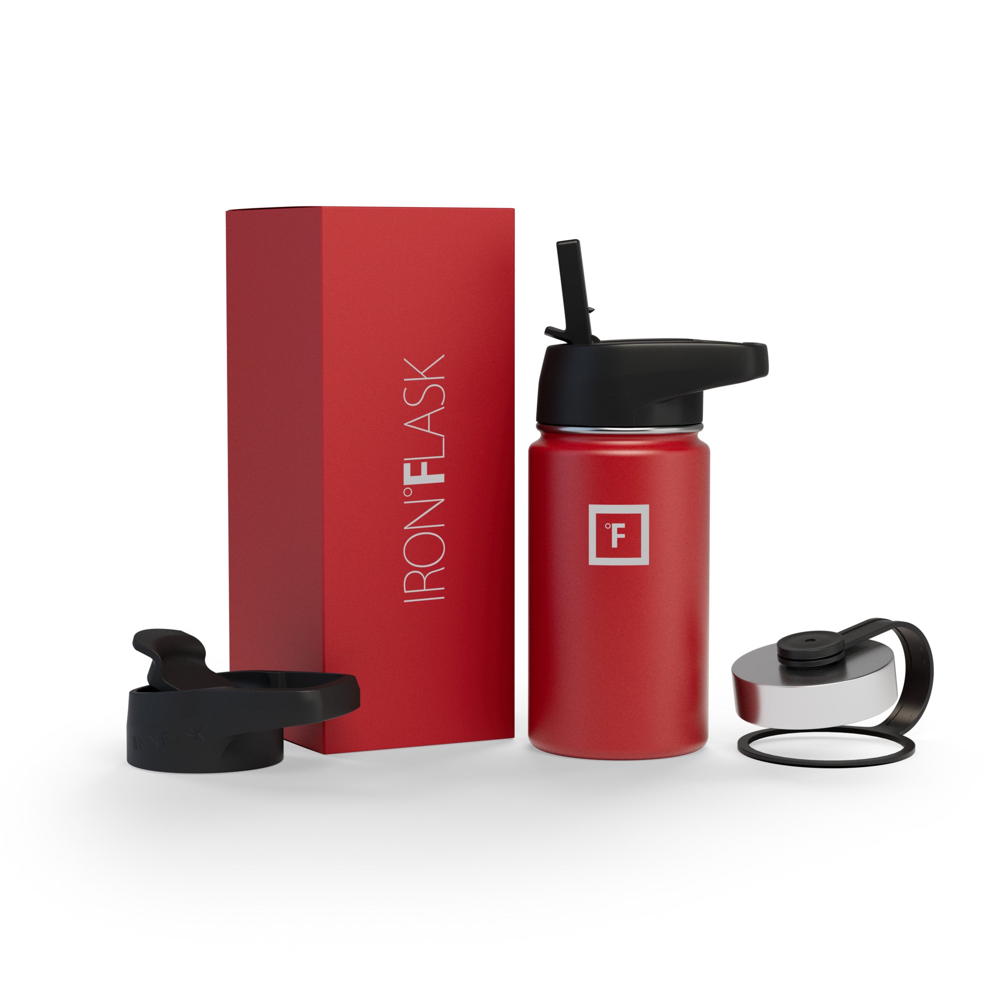 14 Oz Wide Mouth Water Bottle with Straw Lid - Leakproof & BPA Free - Perfect for Gym, Hiking, Travel & Everyday Hydration