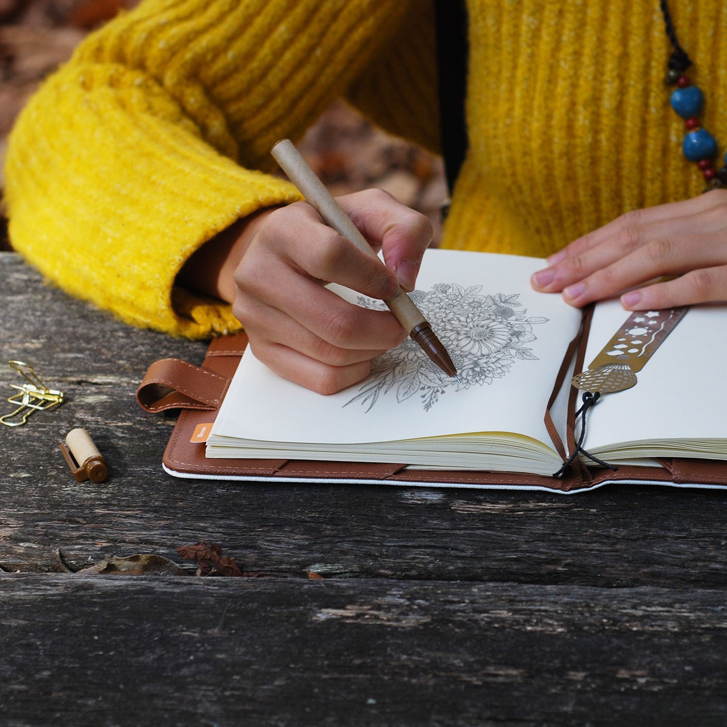 Personal Diary with 4 Photo Slots - Perfect for Scrapbooking, Memory Keeping & Journaling | Ideal for Travel, Wedding & Daily Reflections