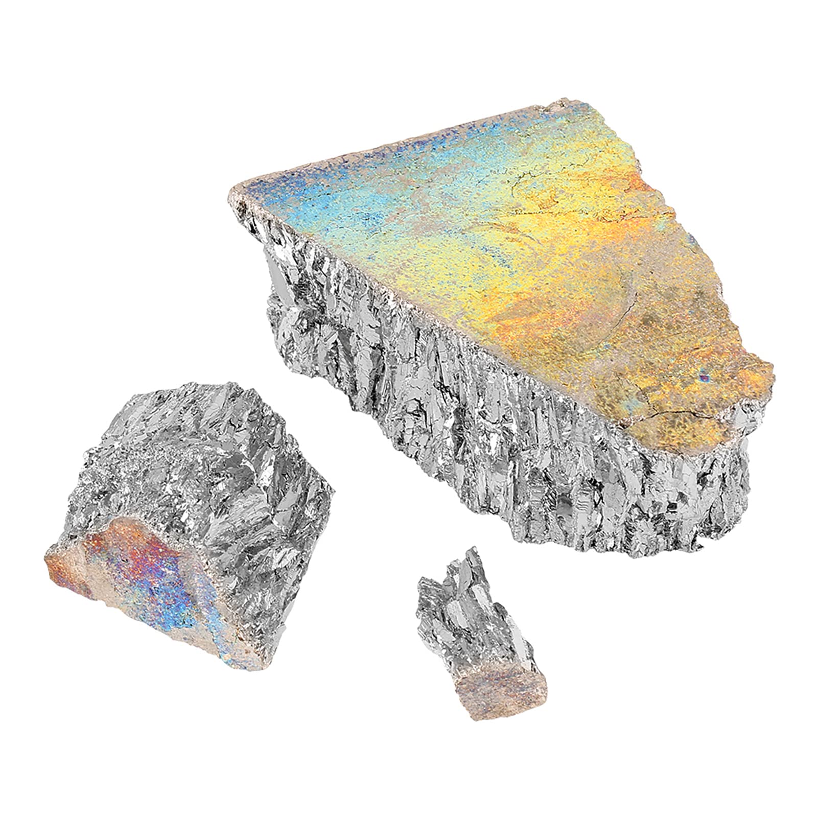 High-Purity Bismuth Ingot & Crystal - Low Conductivity for Semiconductors, Cosmetics, Superconductors & Flame Retardants | Perfect for Lab Experiments, Jewelry Making & Electronic Components