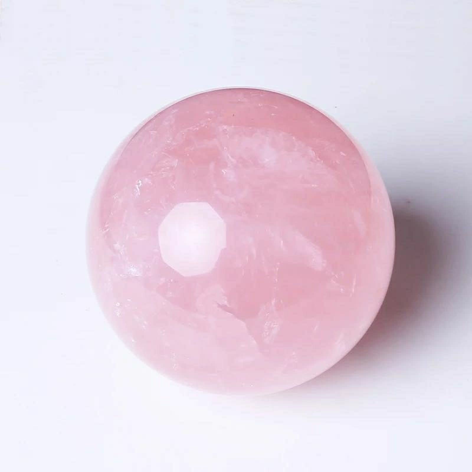Natural Pink Rose Quartz Sphere Crystal Ball - 4-11cm Healing Stone for Meditation, Reiki, and Home Decor (10.1-11cm) | Perfect for Spiritual Healing, Chakra Balancing & Positive Energy