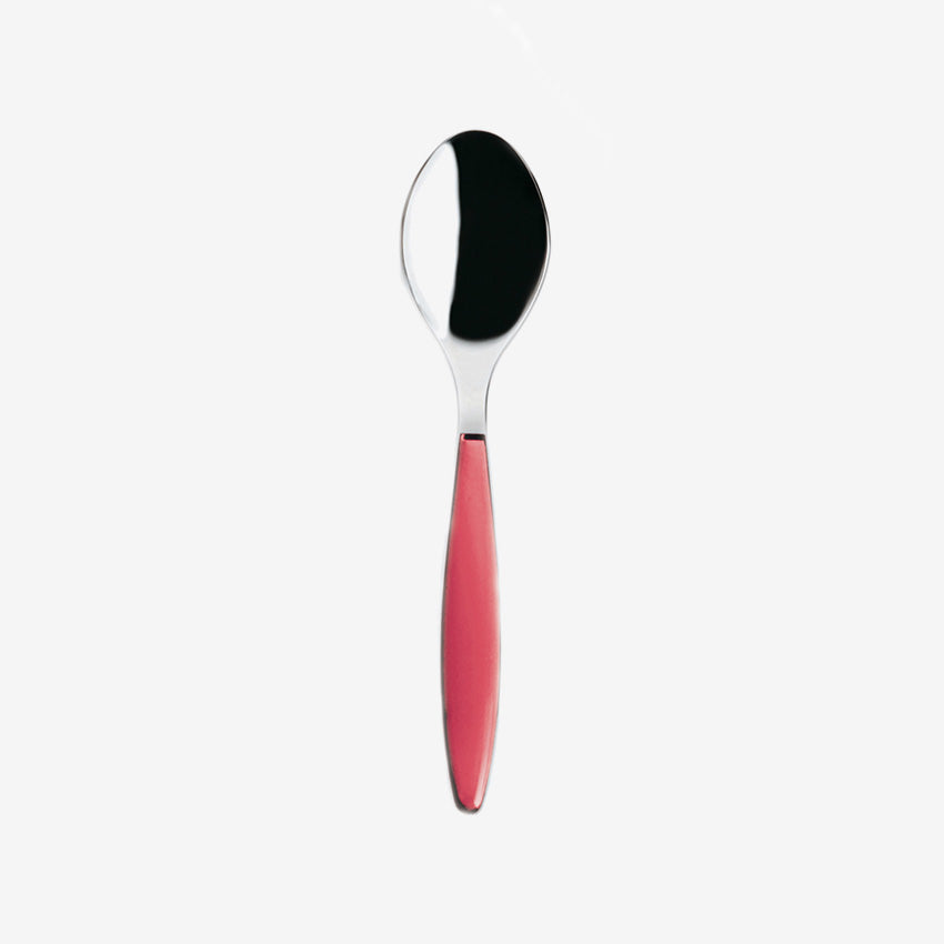 Guzzini Feeling Teaspoon Set - Premium Stainless Steel Tea Spoons for Coffee, Dessert, and Tea - Perfect for Home, Cafe, and Restaurant Use