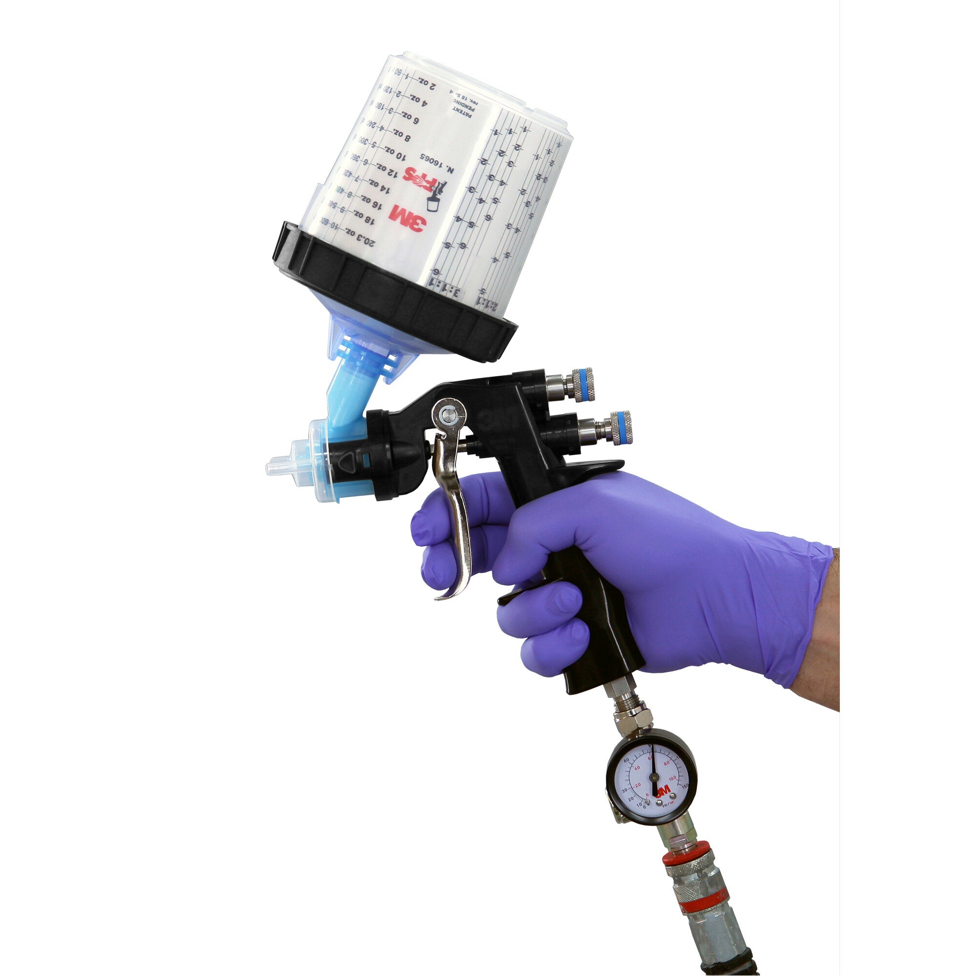 3M Accuspray ONE Spray Gun Kit 16578 - Professional Automotive & DIY Paint Sprayer for Smooth Finishes - Perfect for Car, Furniture, and Home Projects