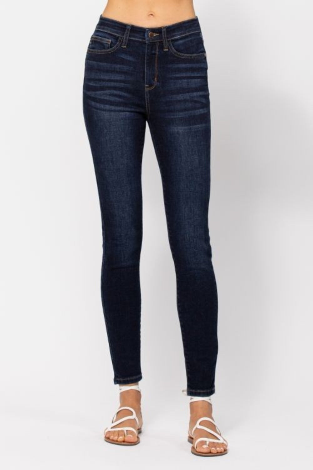 Judy Blue High Waist Skinny Jeans for Women - Stretch Denim Pants with Comfortable Fit - Perfect for Casual Wear, Office & Date Night