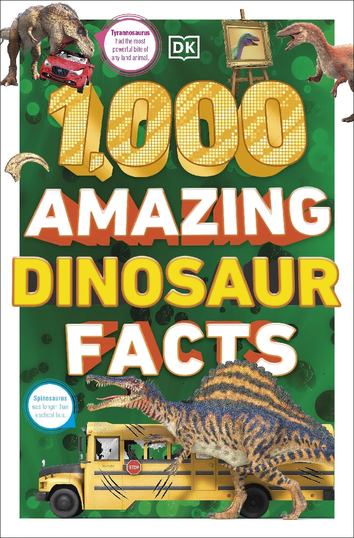 1,000 Amazing Dinosaur Facts Book - Fun Educational Science Learning for Kids & Adults - Perfect for Homeschooling, Classroom Teaching & Dinosaur Enthusiasts
