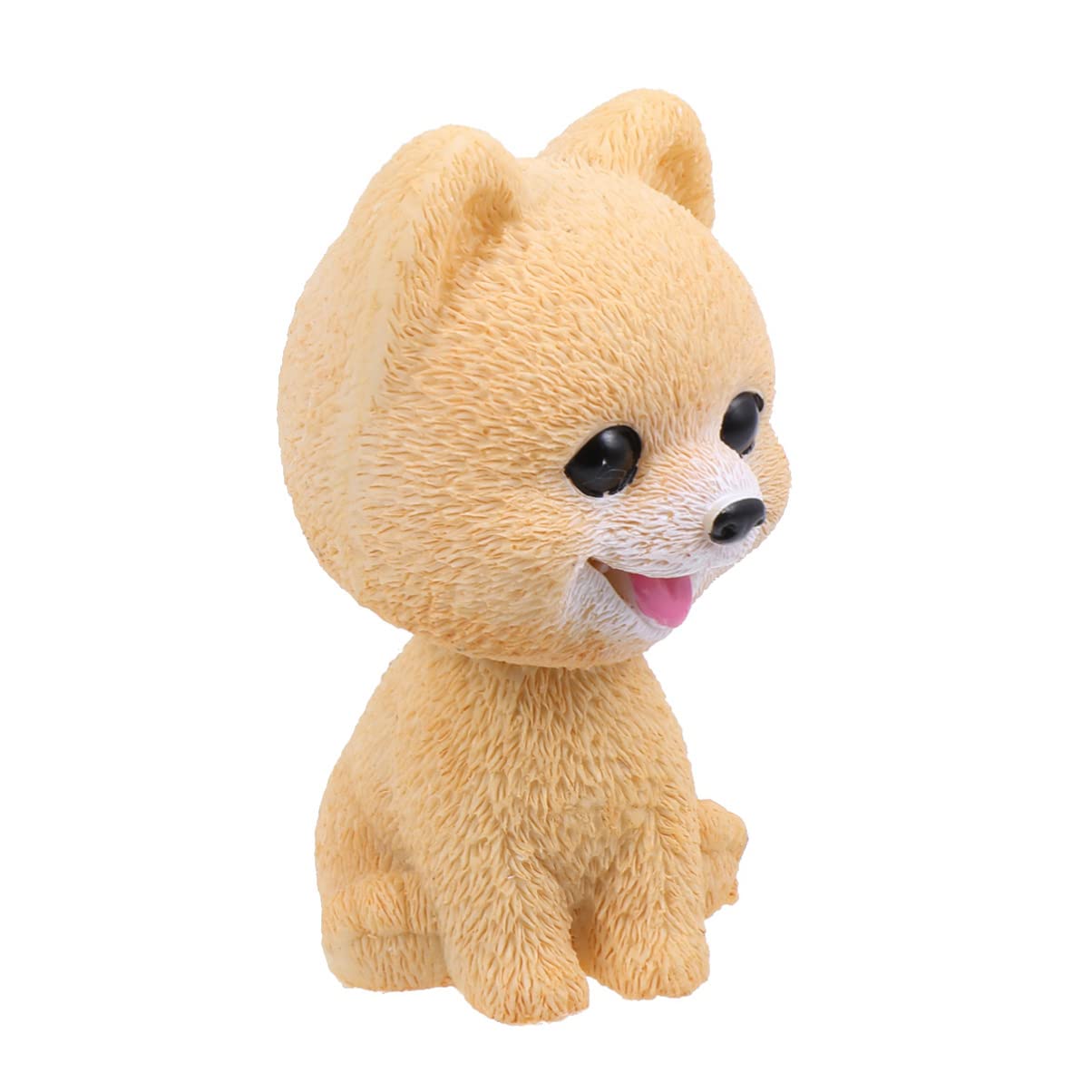 1pc Cute Resin Car Shaking Dog Bobblehead - Fun Office & Car Decor, Home & Hotel Accessory, Cake Topper - Perfect for Gifts, Dorm Room & Bar Decor