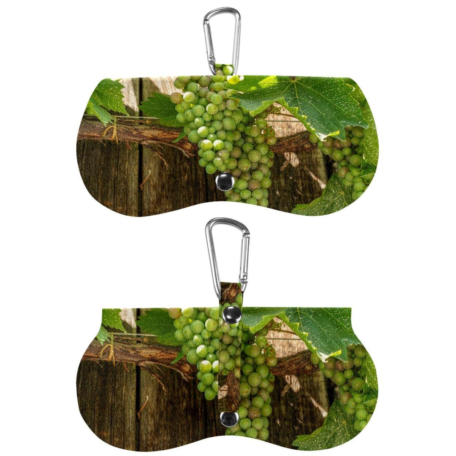 Owl Pattern Eyeglass Case for Women & Men - Durable Reading Glasses Holder with Hanging Hook - Perfect for Travel, Office, and Home Organization