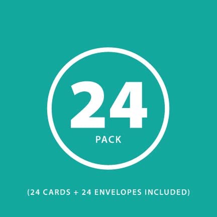 Rocket & Space Thank You Cards - 24 Foldover Cards with Envelopes | Kids Birthday Thank You Notes | Perfect for School Parties, Birthday Favors & Teacher Appreciation Gifts