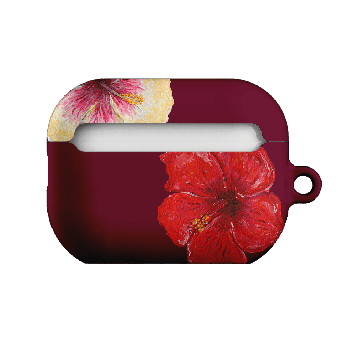 Premium Hibiscus Flower AirPods Pro Case - Floral Design Protective Cover for Apple AirPods Pro (1st & 2nd Gen) - Perfect for Travel, Workouts & Everyday Use