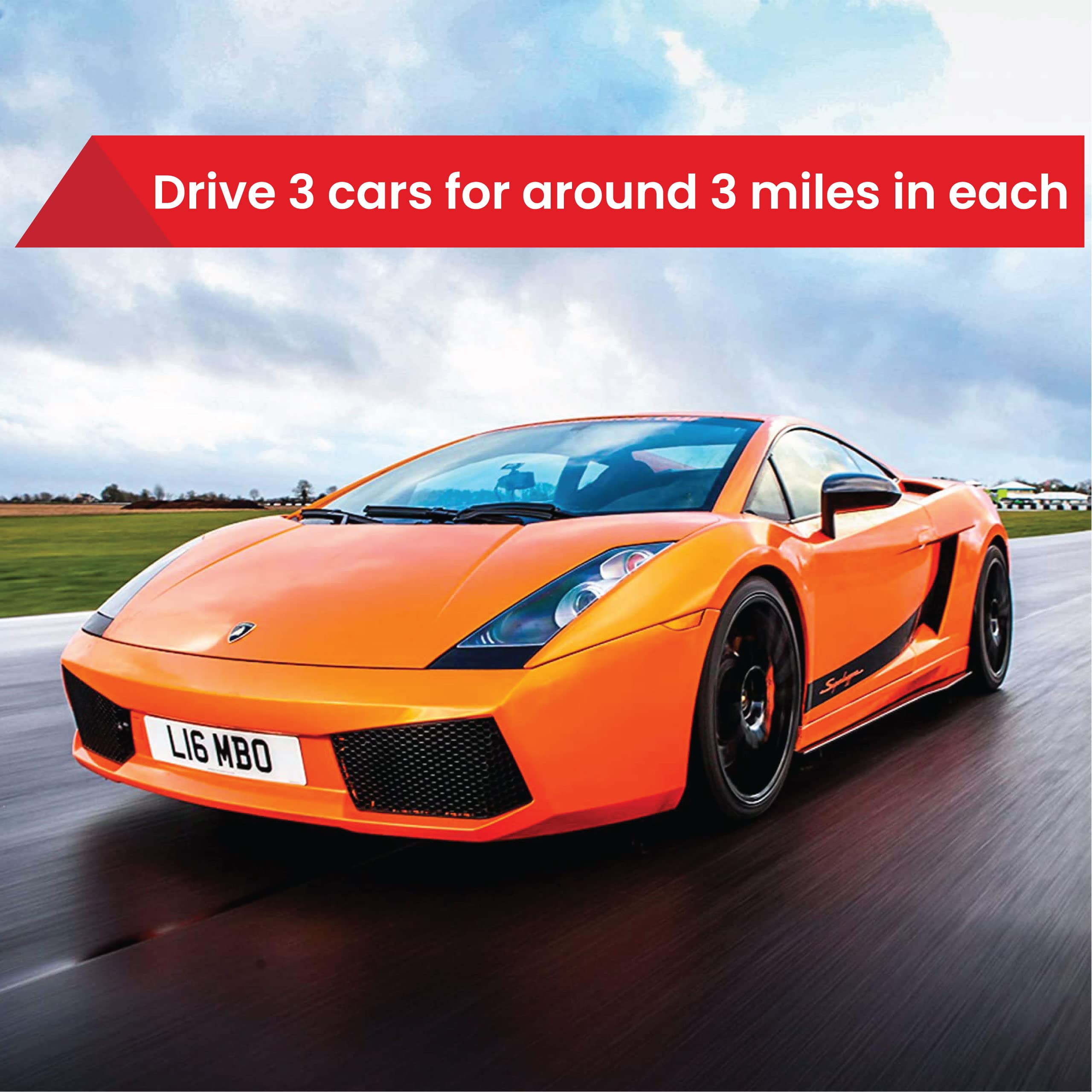 Triple Supercar Driving Experience Gift Voucher - 18-Month Validity, 35+ UK Locations | Track Days, Birthday Gifts & Adventure Gifts for Men | Perfect for Car Enthusiasts, Special Occasions & Thrill Seekers