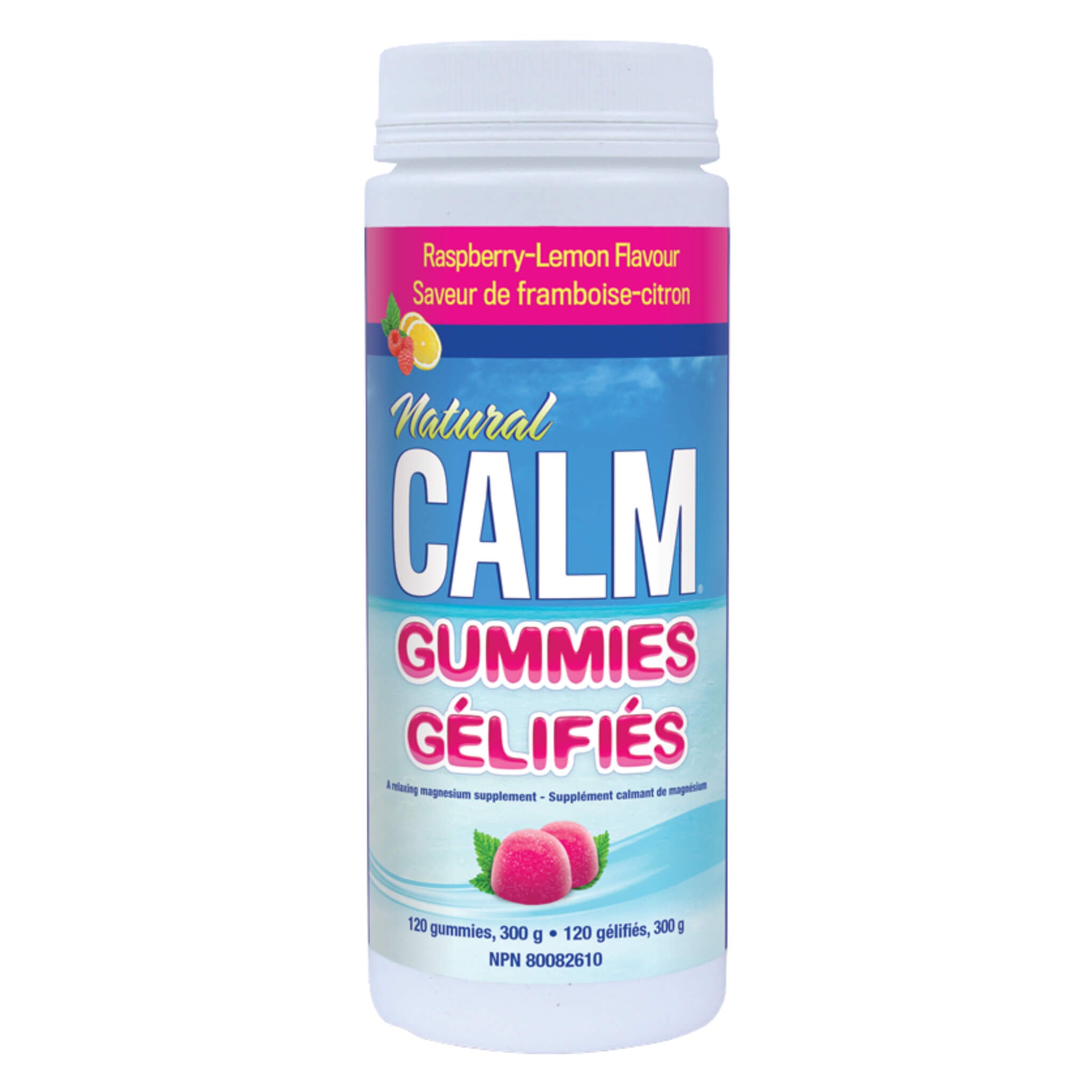 Natural Calm Gummies for Stress Relief & Sleep Support - Vegan Magnesium Supplement for Relaxation, Anxiety Relief & Better Sleep - Perfect for Nighttime, Travel & Daily Stress Management