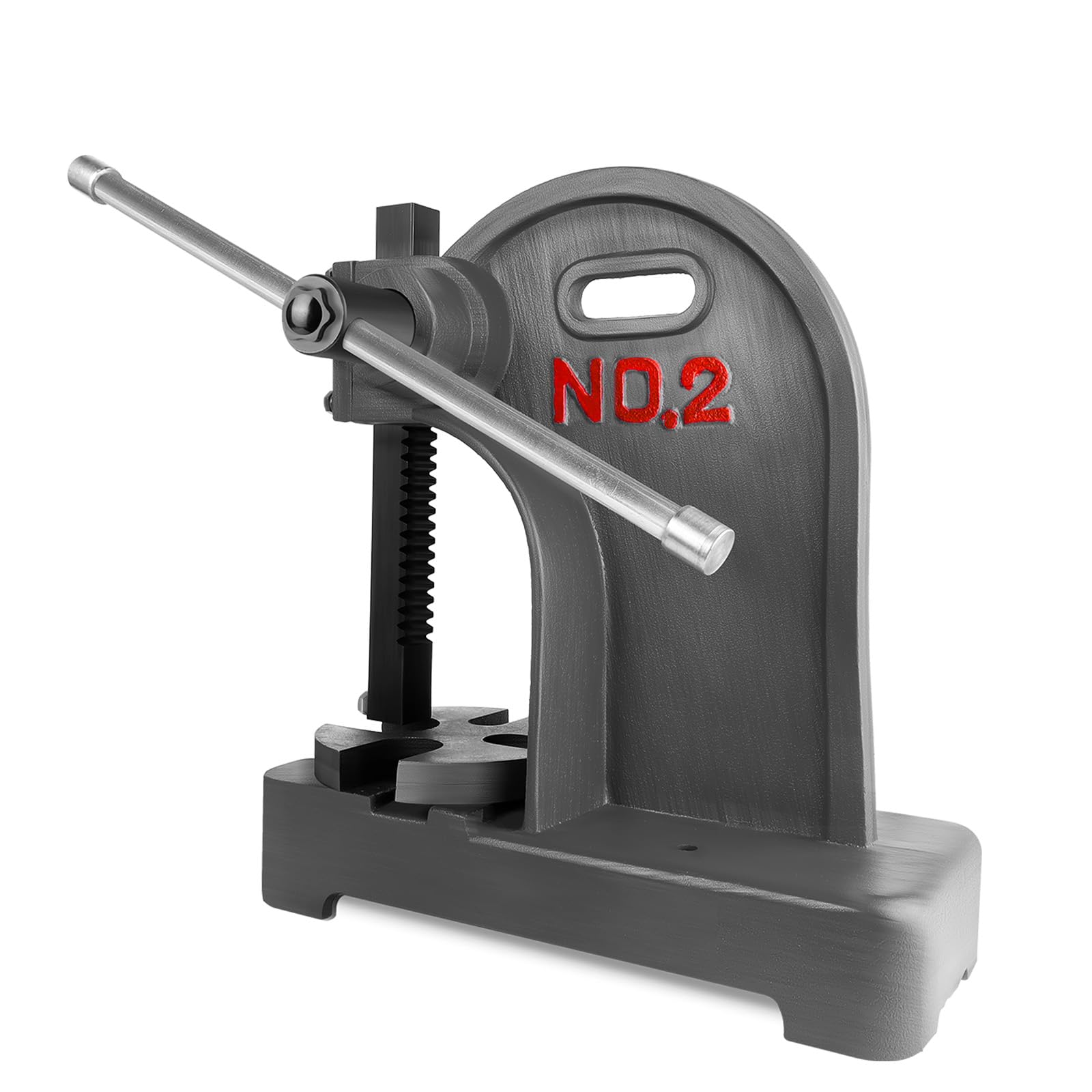 Vohala 2 Ton Heavy Duty Cast Iron Manual Arbor Press Machine - Desktop Metal Press for Riveting, Stamping & Jewelry Making | Ideal for Workshops, DIY Projects & Industrial Use