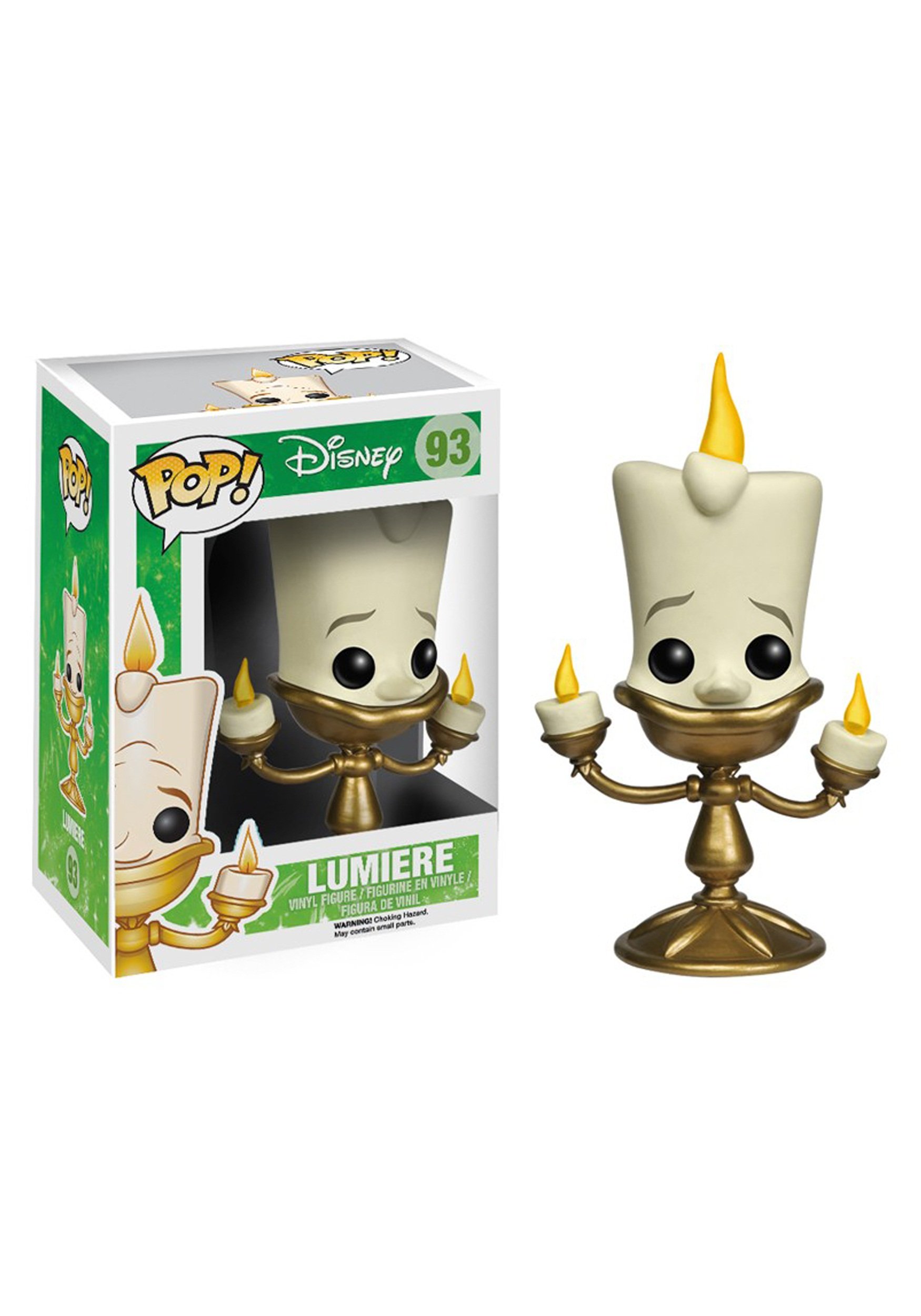 Funko POP Disney: Lumiere Collectible Figure - Perfect for Disney Fans, Movie Lovers & Home Decor