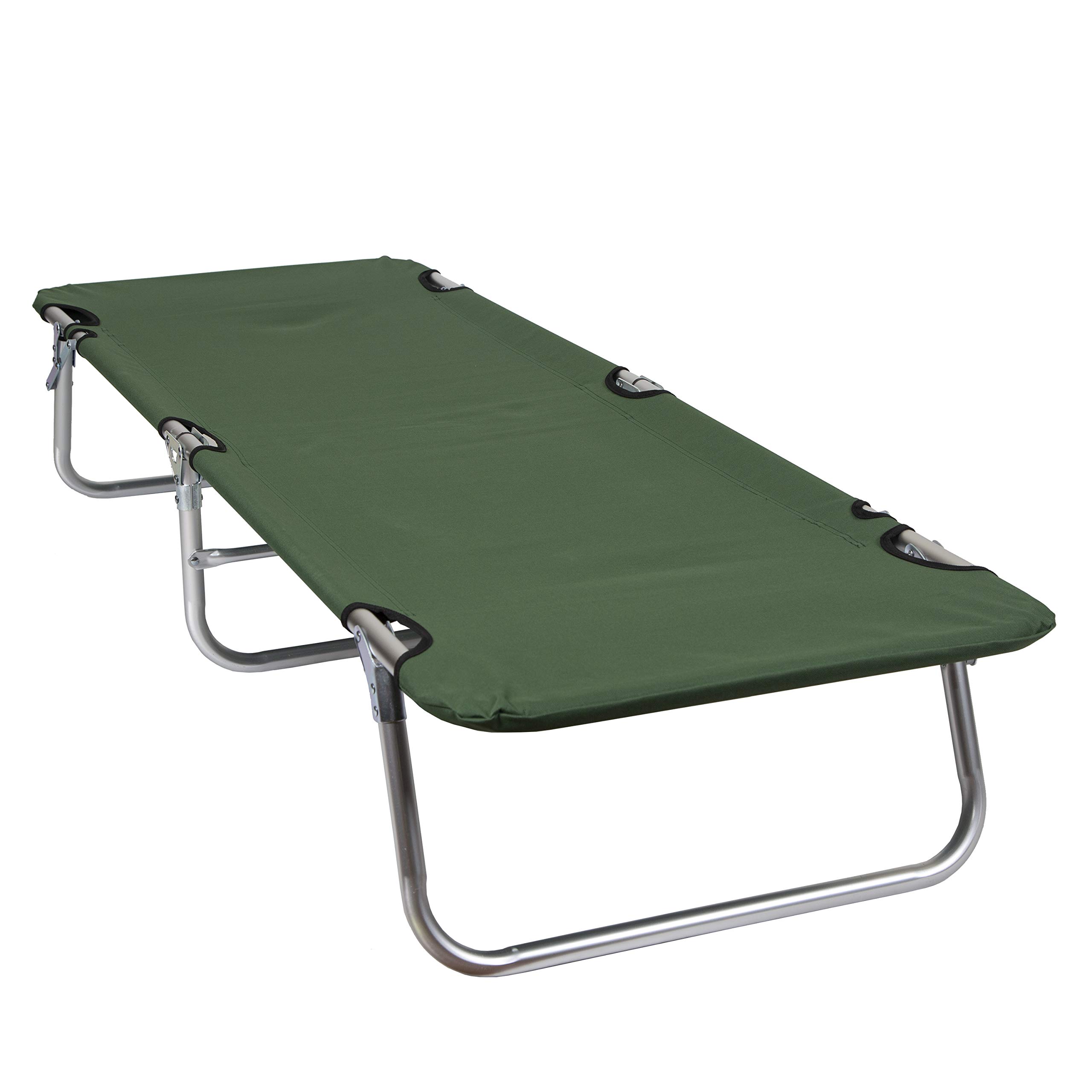 Stansport Heavy Duty Folding Camping Cot - Portable Outdoor Sleeping Bed for Adults - Perfect for Camping, Hiking, Backpacking & Emergency Preparedness