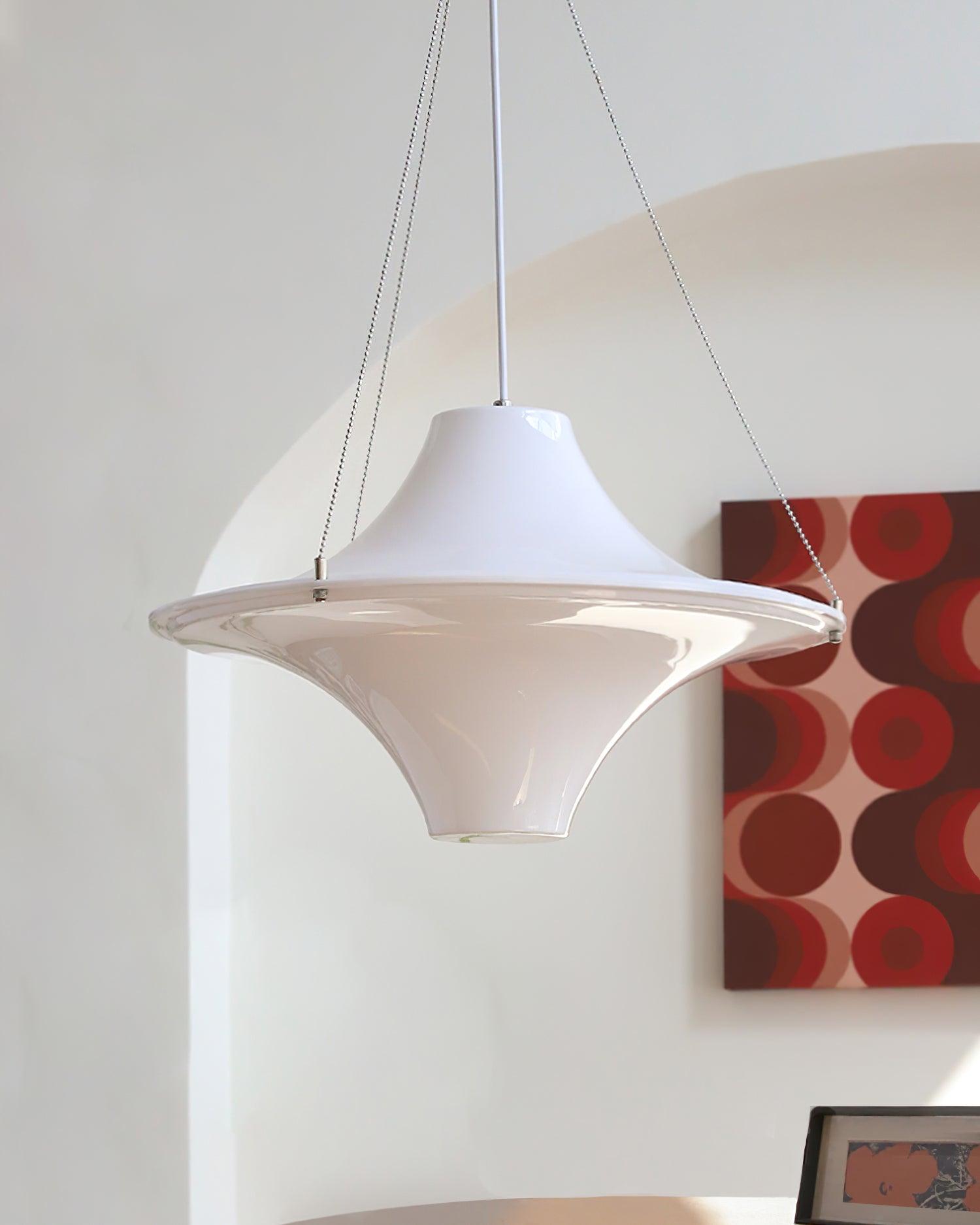 Lokki Modern Scandinavian Pendant Lamp - Minimalist Nordic Ceiling Light for Living Room, Bedroom, and Dining Room Decor