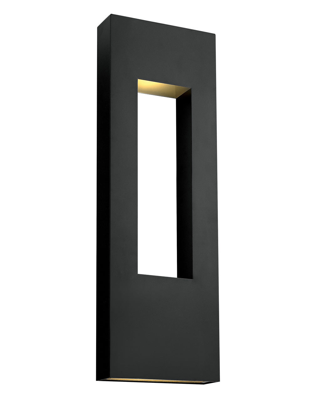 Atlantis LED Wall Mount Light Fixture - Satin Black Finish - Modern Indoor/Outdoor Lighting for Living Room, Bedroom, Patio & Hallway