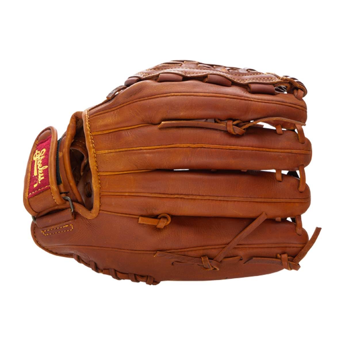 Fast Pitch Basket Weave Web Brown Baseball Glove 12.5-Inch Left Handed - Perfect for Youth & Adult Baseball Practice, Games & Training