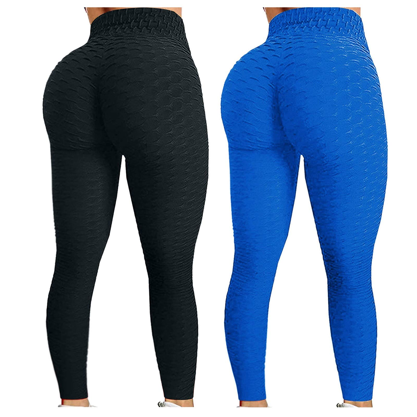 **Smooto Women's High Waisted Scrunch Butt Lifting Seamless Yoga Leggings - Tiktok Trendy 7/8 Jean Leggings for Workout & Casual Wear (Sky Blue, Size S)**    **Usage Scenarios:** Perfect for yoga, gym workouts, running, lounging, or casual streetwear.