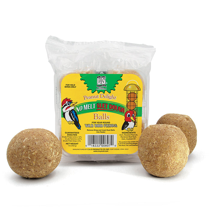 Crunchy Peanut Butter Dough Balls - 4 Pack | Sweet Snacks for Kids Lunch Box, After School Treat & Party Favors | Gluten-Free & Vegan Friendly