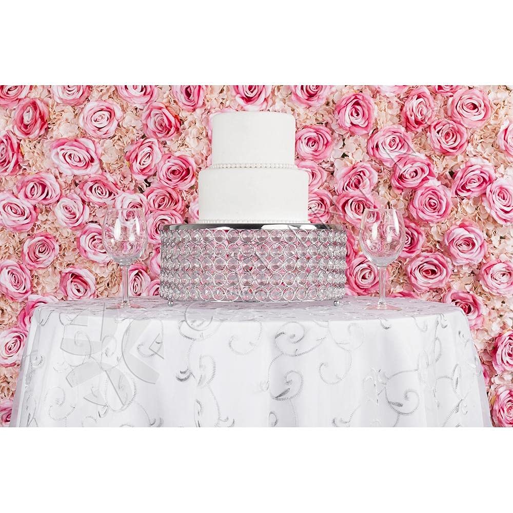 Fuchsia Silk Rose Backdrop - Elegant Wedding & Home Decor (16