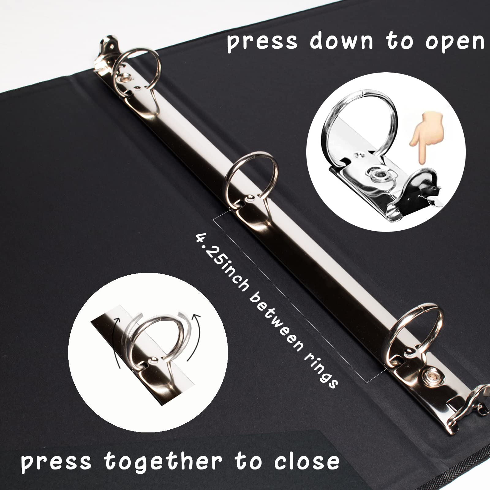 1 Inch 3 Ring Binder for 8.5