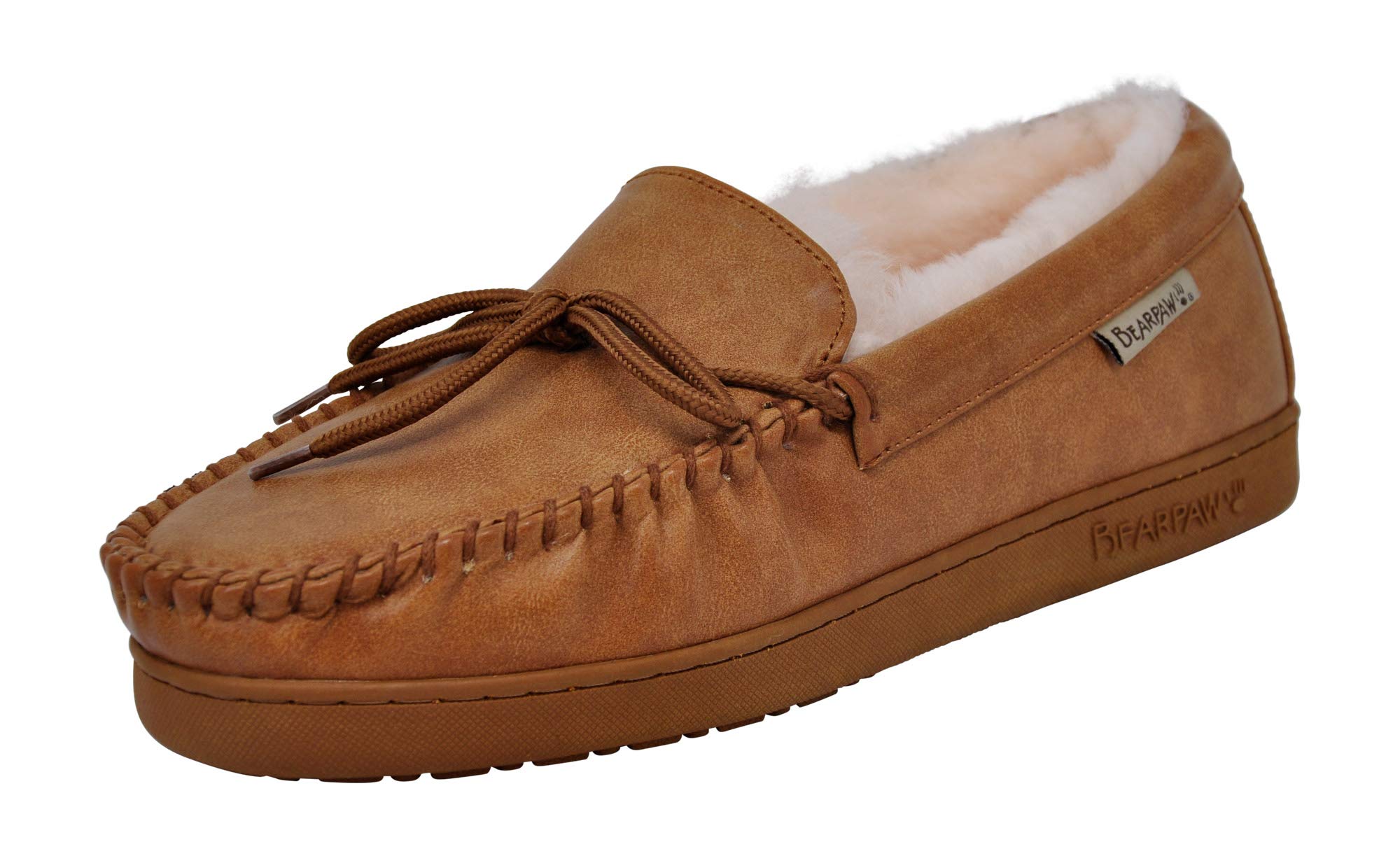 BEARPAW Men's Moc II Slippers - Comfortable Lightweight House Shoes for Men in Multiple Colors | Indoor & Outdoor Wear | Perfect for Lounging, Running Errands and Casual Outings