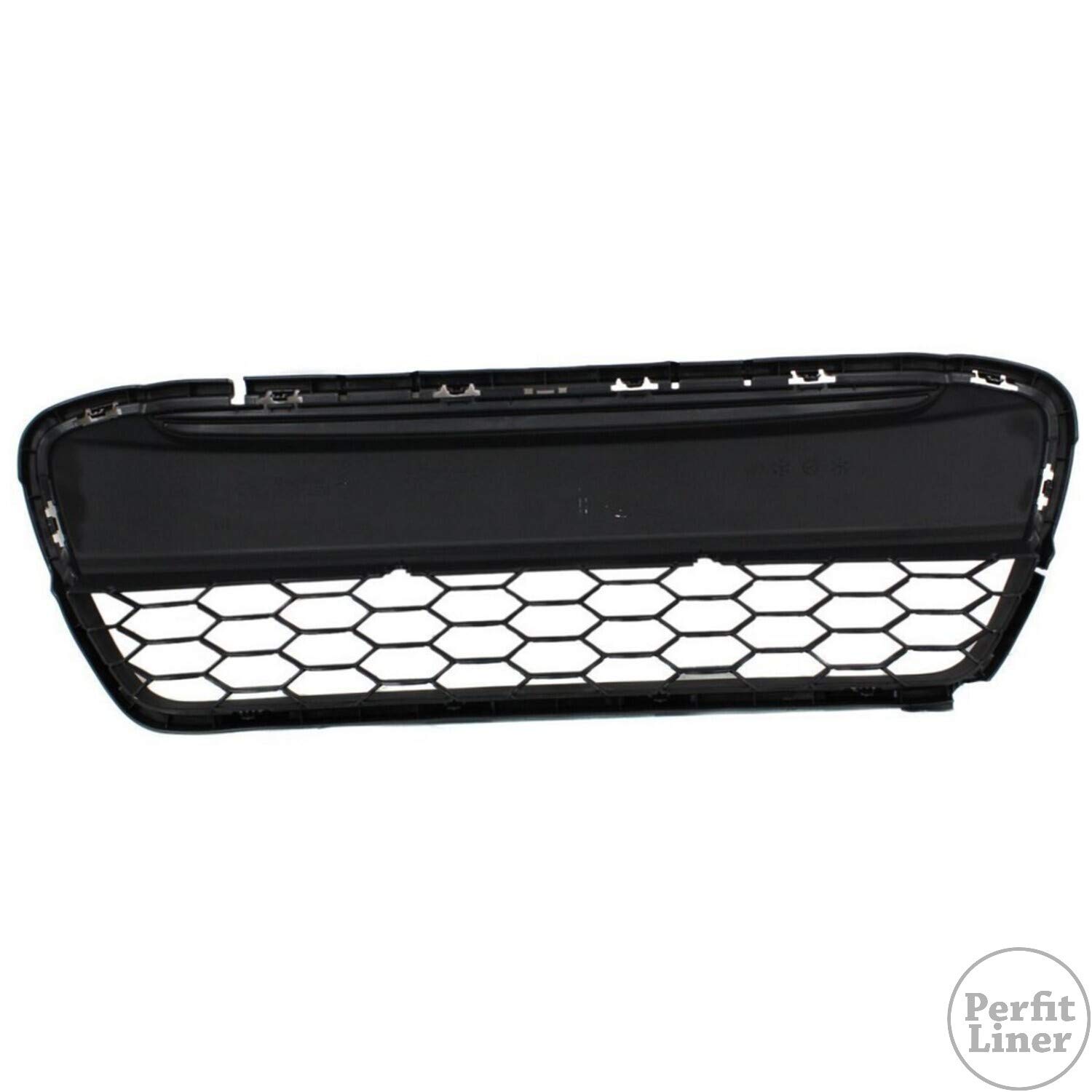 Dark Gray Perfit Liner Front Lower Bumper Grille for 2012-2013 Honda Civic (Fits HO1036111 & 71105TS8A01) - Durable Replacement Part for Enhanced Vehicle Protection & Style
