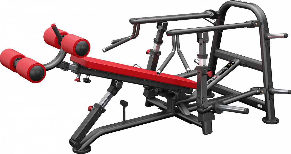 ATLantis Adjustable Decline Flat Converging Weight Bench for Home Gym Strength Training - Perfect for Bench Press, Dumbbell Workouts & Full-Body Exercises